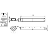 Dimension Drawing (without table) - EM150B REC 1S OA/CO NM3 ELP WH IP20
