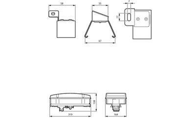 Dimension Drawing (without table) - LL500E BA WH EM154C ELP