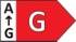This product has energy label G Red