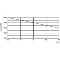 Lumen Maintenance Diagram - CorePro LEDtube 1200mm 16W865 G5 I APR