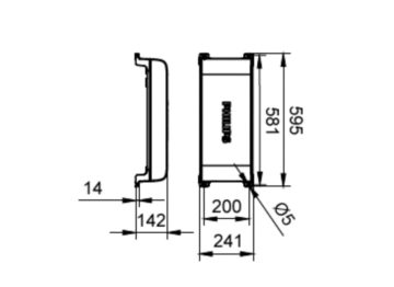 Dimension Drawing (without table)
