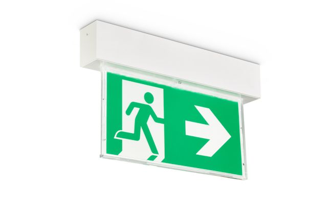 Nooduitgangbord draadloos