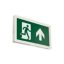 EM155C SLIM WL EXIT SIGN M3 ELB UP WH