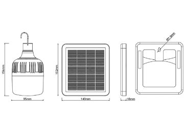 Dimension Drawing (without table) - SP010P LED7/765