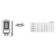 Dimension Drawing (without table) - BRC010 LED40/740 G2
