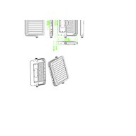 Dimension Drawing (without table) - BVS010 LED10/765 Solar