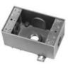 Single Gang Box 1+1 End Holes (1/2")