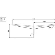 Dimension Drawing (without table) - JRP531 MBP-T 1200 60 RAL
