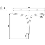 Dimension Drawing (without table) - JRB440 MBP-T 900 60 RAL