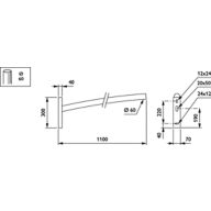 Dimension Drawing (without table) - JRB440 MBW 1100 RAL