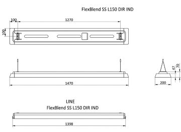 Dimension Drawing (without table) - SP342P 45S/940 PSD MLO SMT L150 SI