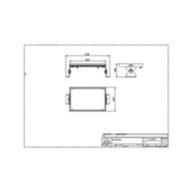 Dimension Drawing (without table) - BWP603 LED284/NW 170W DTA C
