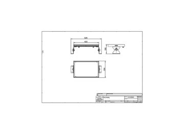 Dimension Drawing (without table) - BWP603 LED284/NW 170W DTA C