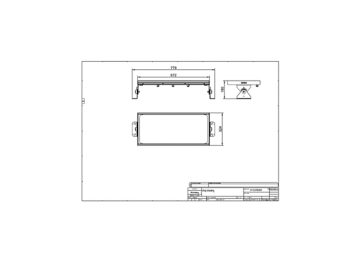 Dimension Drawing (without table) - BWP605 LED560/NW 340W DTA C2 C