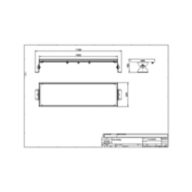 Dimension Drawing (without table) - BWP606 LED797/NW 480W DTA C2 C
