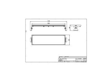 Dimension Drawing (without table) - BWP606 LED797/NW 480W DTA C2 C