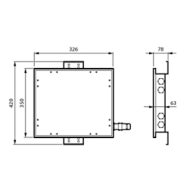 Dimension Drawing (without table) - EGB308 LED720-4S/740 N D9 FU MICIO M20
