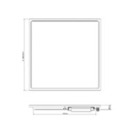 Dimension Drawing (without table) - RC380B LED30S-4000 G6 L60W60 PSU OD S1