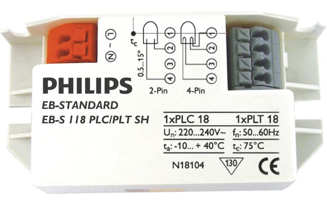 Micropower Electronic ballast for TL/PL-S/-T/-C lamps (India)