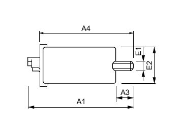 Dimension Drawing (with table) - CA 50FT28