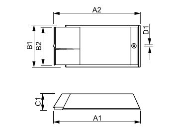 Dimension Drawing (with table) - HID-AV C 35-70 /I CDM 220-240V 50/60Hz