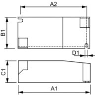 Dimension Drawing (with table) - HID-PV m 20 /S CDM 220-240V 50/60Hz