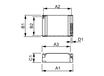 Dimension Drawing (with table) - HID-PV C 2x35 /S CDM 220-240V 50/60Hz