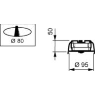 Dimension Drawing (without table) - LRM1080/00 SENSR MOV DET ST IR