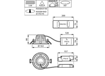 Dimension Drawing (without table) - RS350B 39S/PW930 WIA-E WB BK