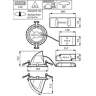 Dimension Drawing (without table) - RS352B 27S/827 PSU-E VWB BK
