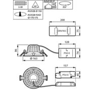 Dimension Drawing (without table) - RS353B 27S/FR WIA-E MB FG WH