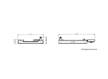 Dimension Drawing (without table) - BY481X LED250S/840 SIA HE WB GC SI H4