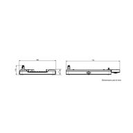 Dimension Drawing (without table) - BY480X LED130S/840 SIA HE WB GC SI H4