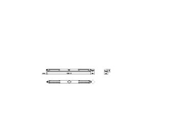 Dimension Drawing (without table) - WT198X LED27S/840 DIA H4 L1200