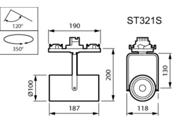 Dimension Drawing (without table) - ST321S 27S/PW930 PSU MB BK