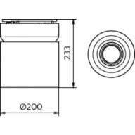 Dimension Drawing (without table) - SM295C LED68/840 PSU BK