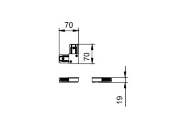Dimension Drawing (without table)