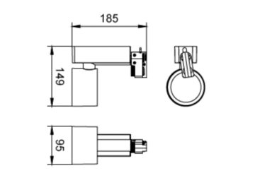 Dimension Drawing (without table) - ST306T P20 930 PSU WB BK BR