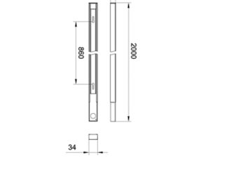 Dimension Drawing (without table)