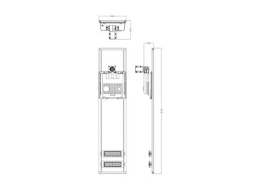 Dimension Drawing (without table) - BRP715 LED120 CW Solar Pro 5