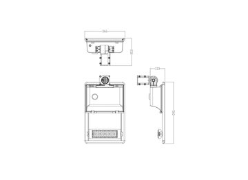 Dimension Drawing (without table) - BRP715 LED50 WW Solar