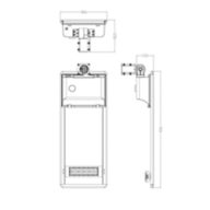 Dimension Drawing (without table) - BRP715 LED50 CW Solar Pro