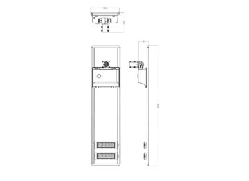 Dimension Drawing (without table) - BRP715 LED90 WW Solar Pro 5
