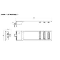 Dimension Drawing (without table) - BRP715 LED180 CW Solar