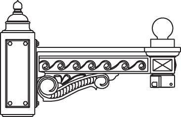 Hanging Fixtures - Hub Mounting Arms (HFH Series)