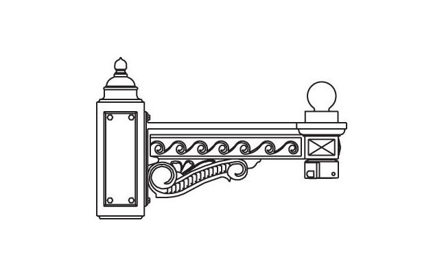 Hanging Fixtures - Hub Mounting Arms (HFH Series)