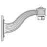 Arms, Wall Mount (HFW2490)