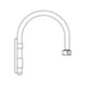 Arms, Wall Mount (HFW490)