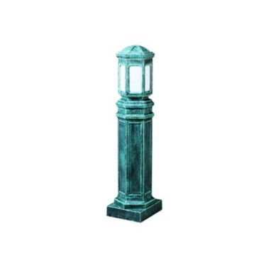 Bollard, aluminum, 25W LED, 4000K, Type V Cone, 120V