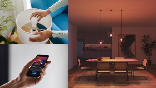 Hue White and color ambiance Essential starter kit: 4 E26 smart